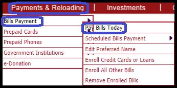 BPI Credit Card Payment thru BPI Online .